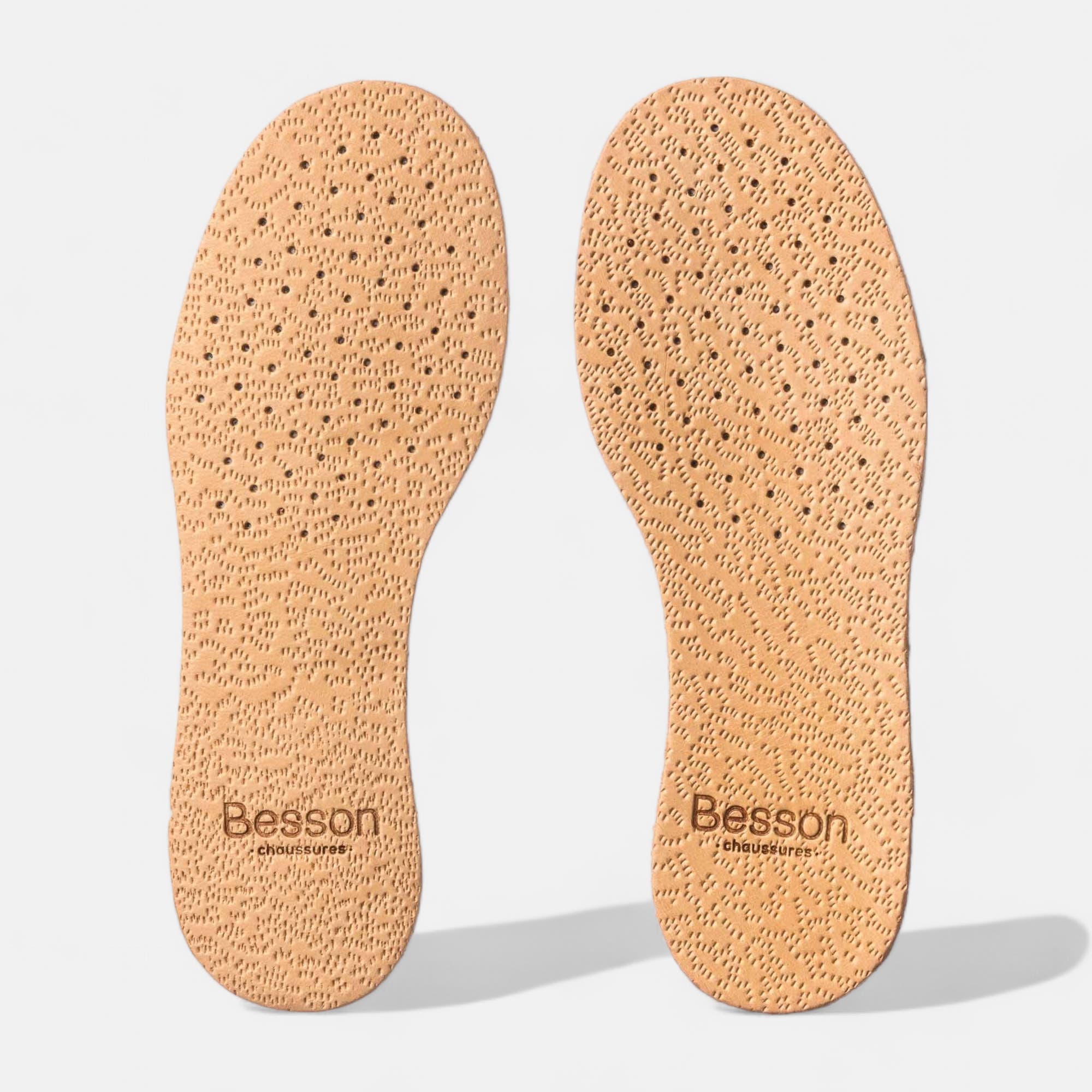Semelles cuir charbon 27 28 sans coloris