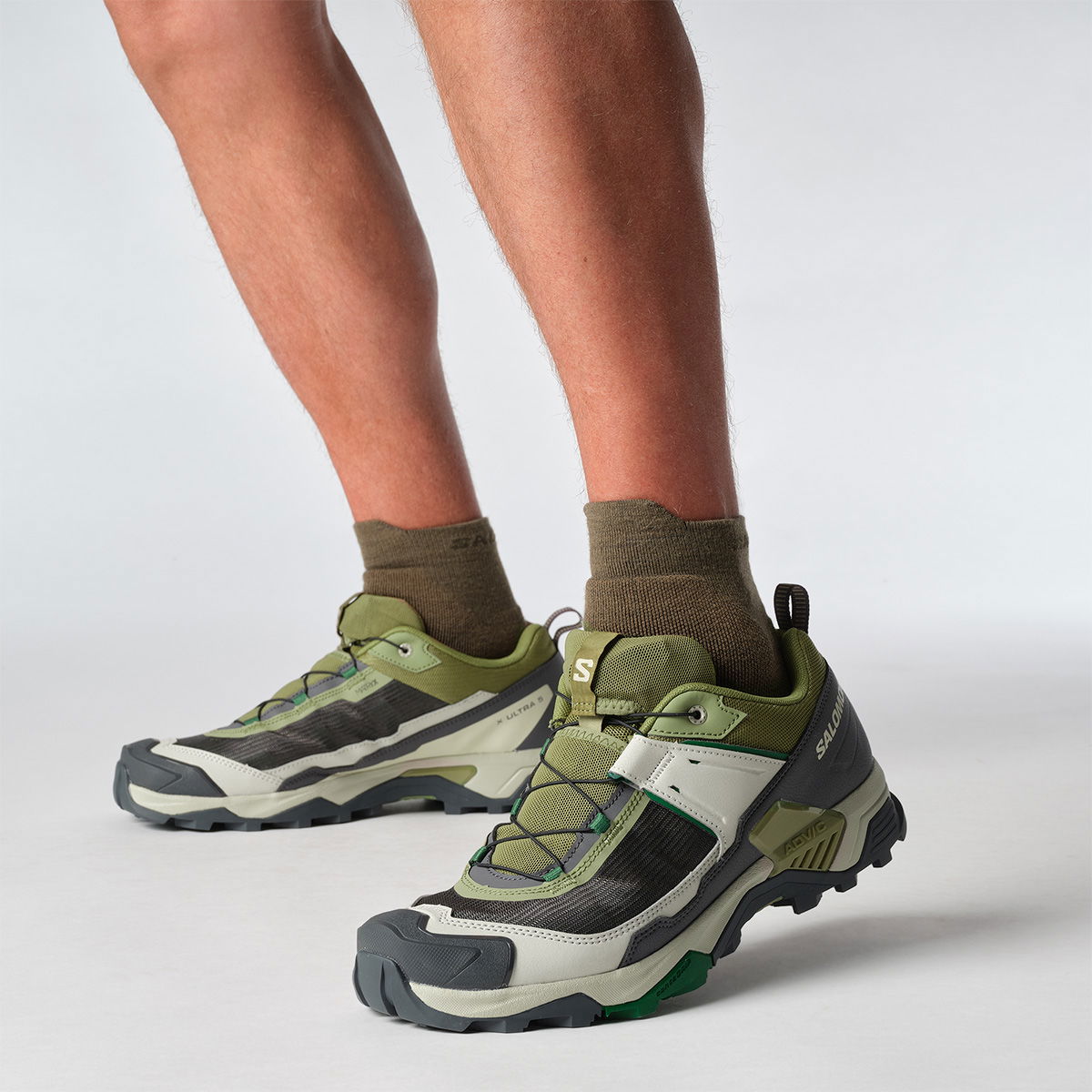 Salomon X Ultra 5 vandresko, herre (Aloe Asphalt)