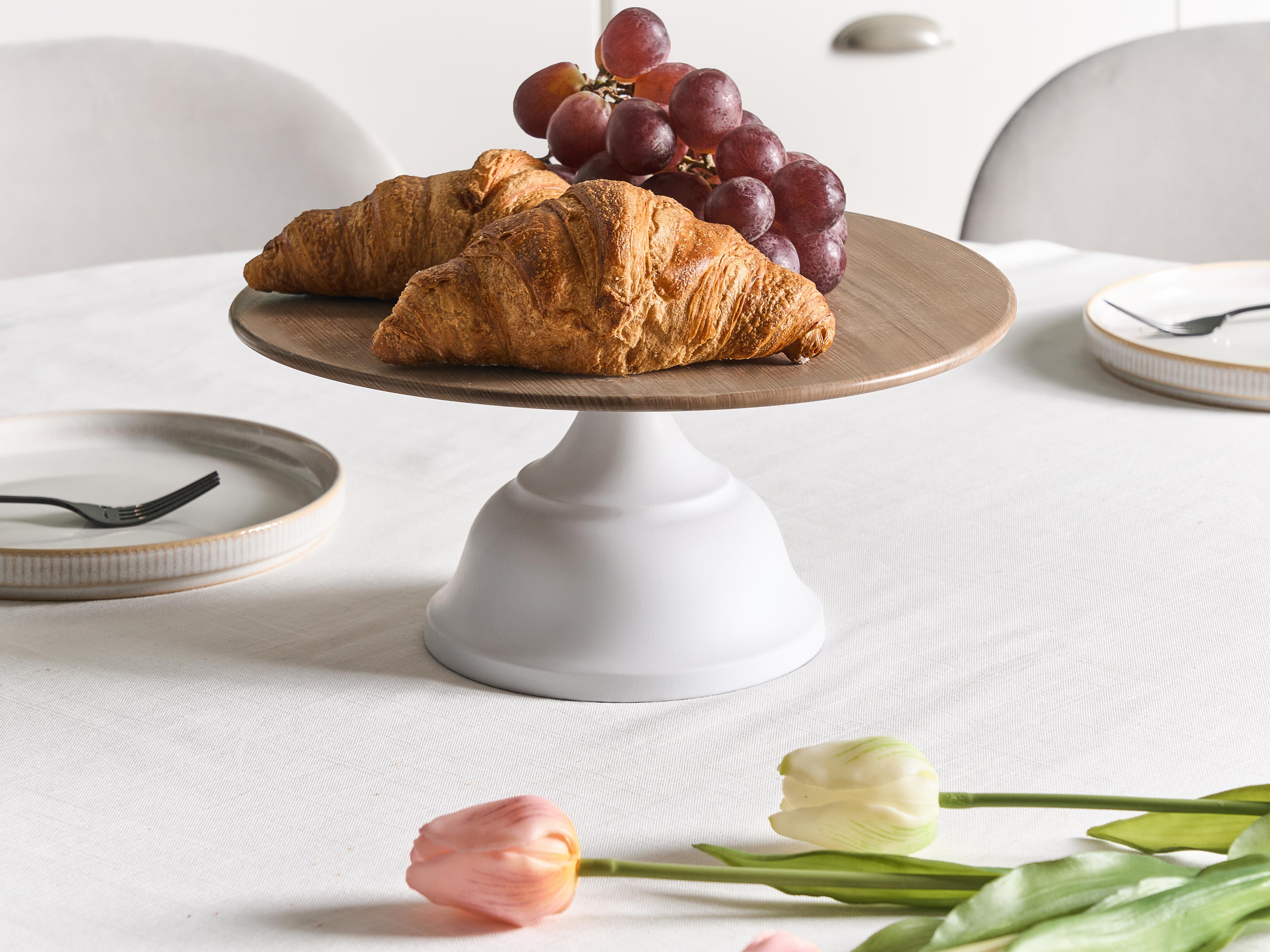 Gebakstandaard BRIOCHE Metaal Wit