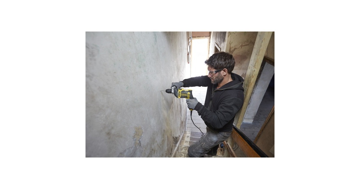 StanleyFATMAX 750W klopboormachine  (Geel/zwart, 1 Snelheid, met koffer)