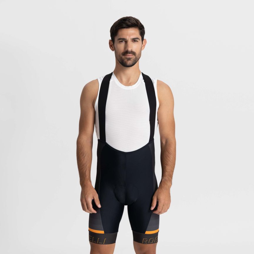 Rogelli Hero 2 Bibshorts Sort/Orange