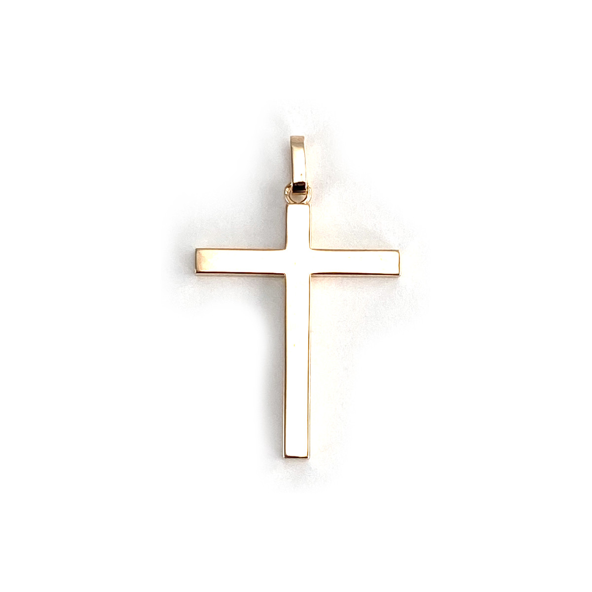 Pendentif d'occasion or 750 jaune croix