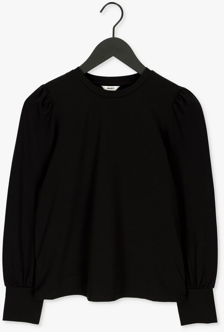 OBJECT zwarte object trui objcaroline l/s top noos