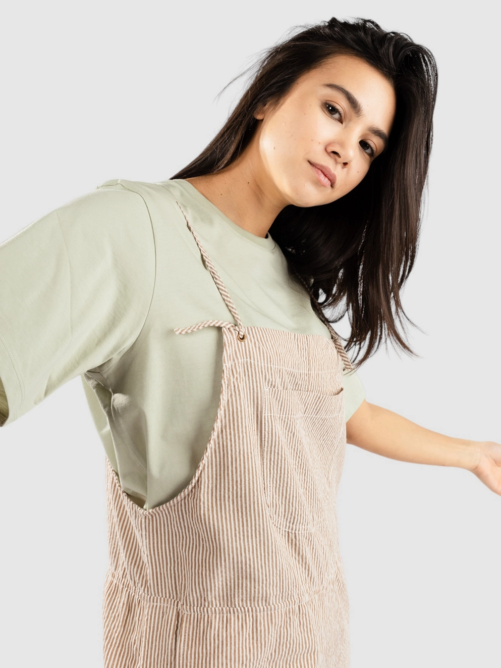 RVCA Zula Jumper Overall workwear brown