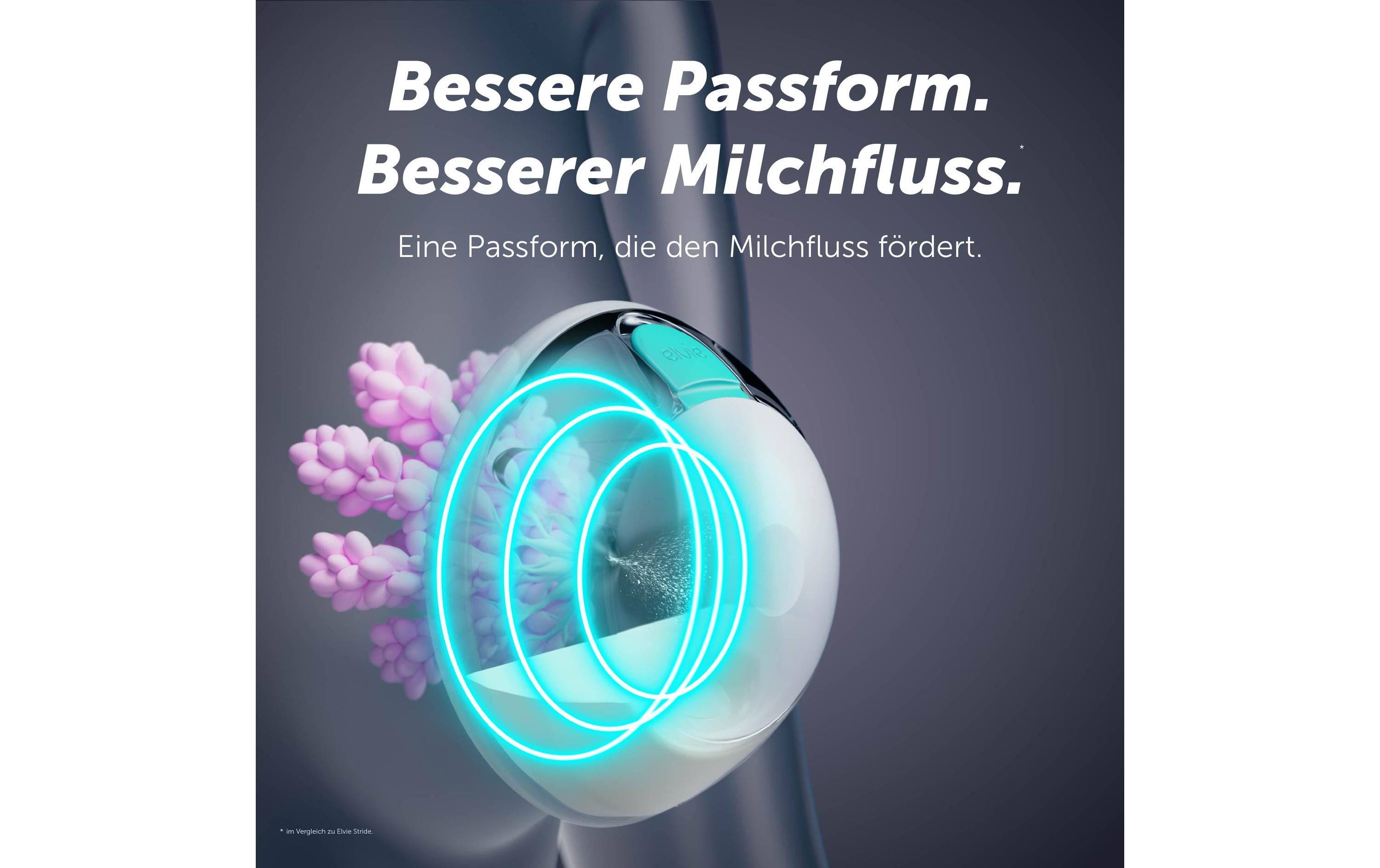 Stride 2 Double<br>Freihändige, elektrische, tragbare Milchpumpe in Krankenhausqualität