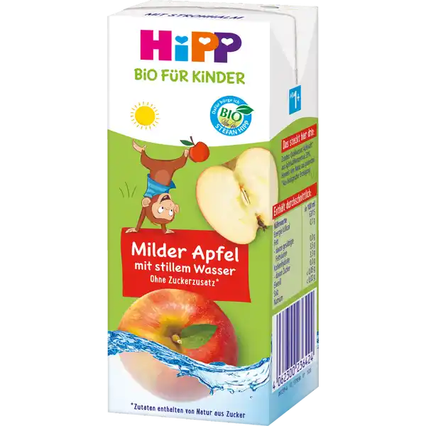 Bio Milder Apfel mit stillem Wasser ab 1+