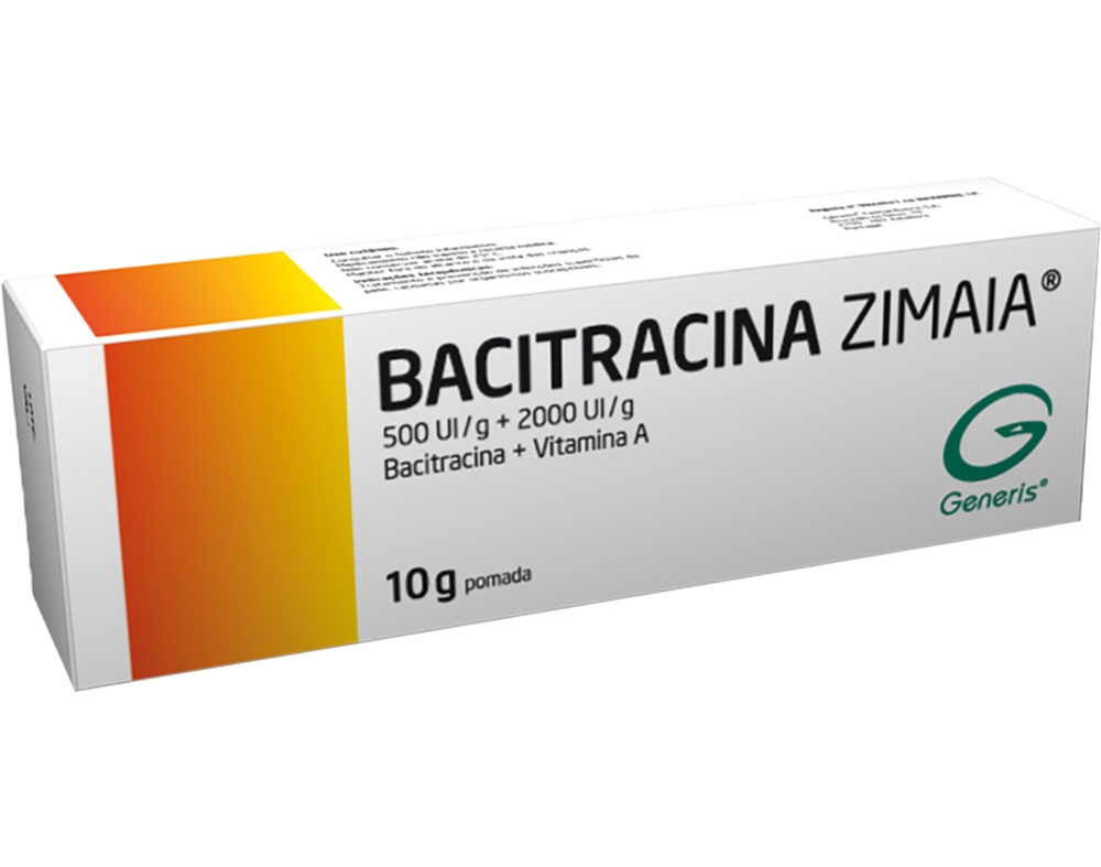 POMADA BACITRACINA ZIMAIA 500UI/G   2000UI/G 10G