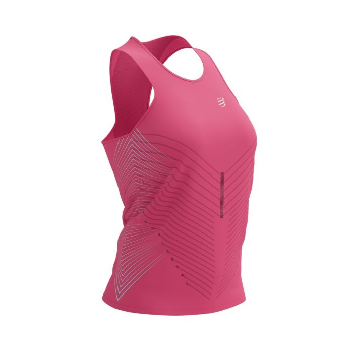 Compressport Dame Singletter Performance Singlet Pink