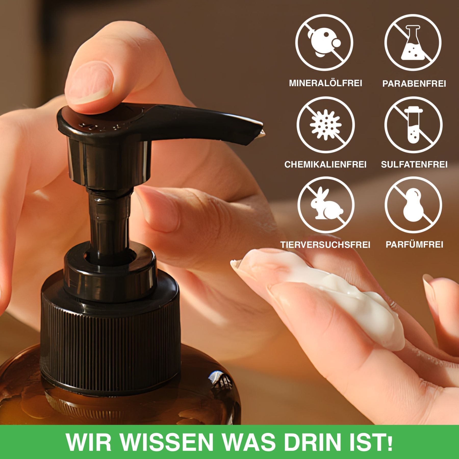 ALIVER 3-in-1 Rosmarin Minze Kürbis Haarspülung