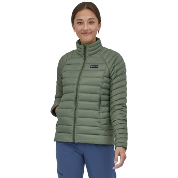 Doudoune randonnée PATAGONIA W'S DOWN SWEATER HEMLOCK GREEN