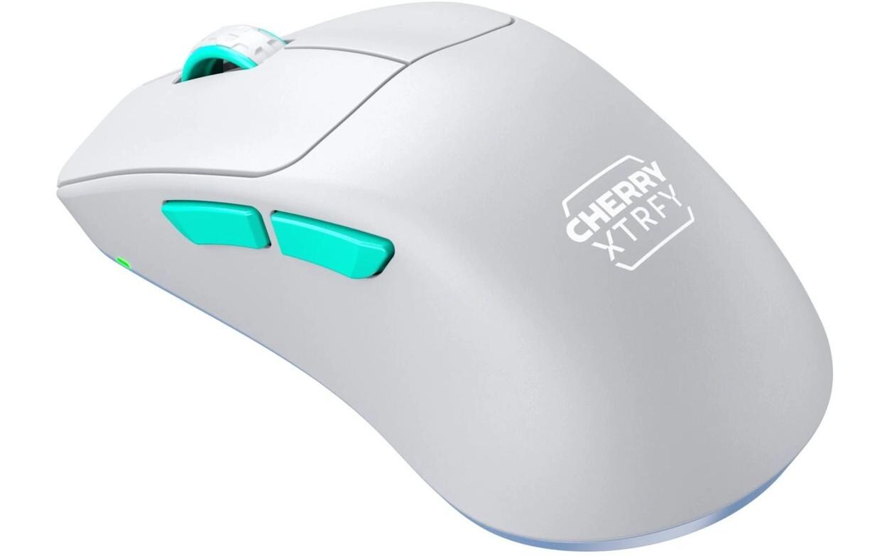 Gaming-Maus XTRFY M64 Weiss<br>Ultraschnelle ergonomische Gaming-Maus