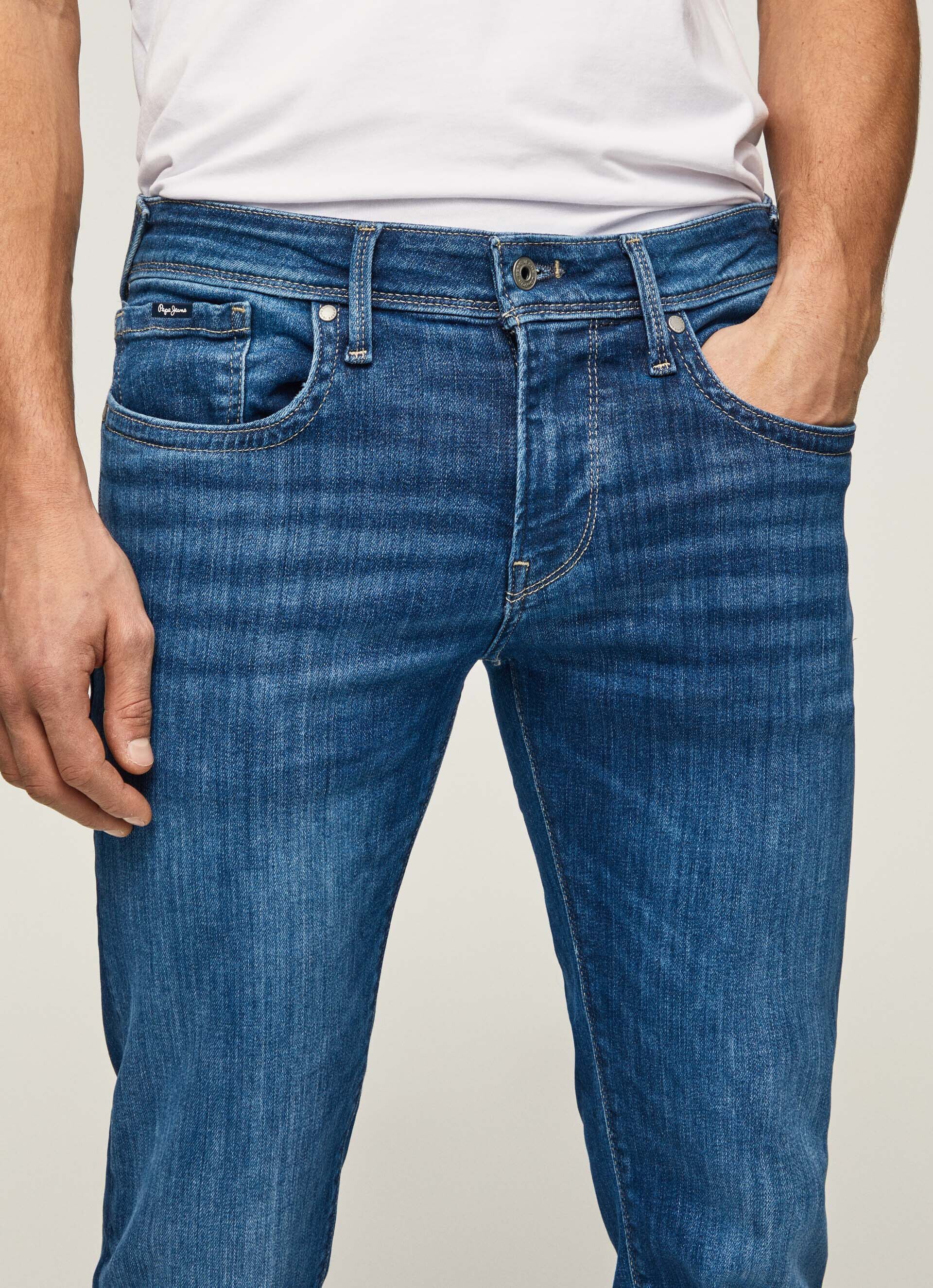 Calça jeans Hatch Fit Slim com cintura baixa - jeans