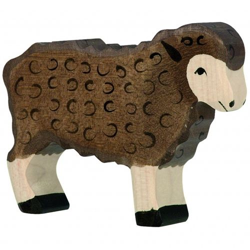 Holztiger schaap 10 cm