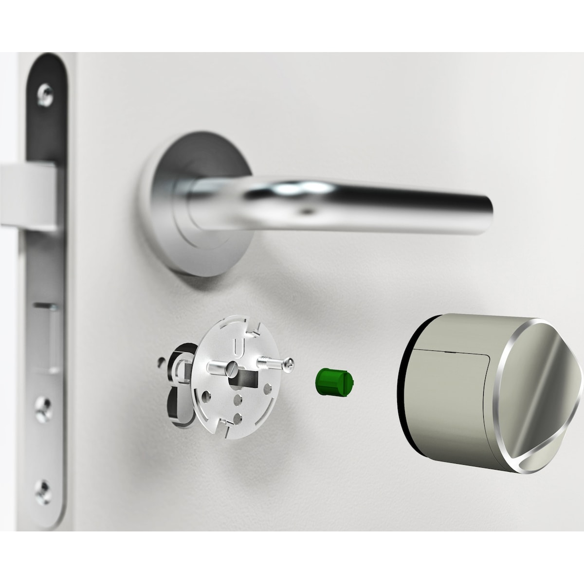Danalock V3 2024 trådløs smartlås (sort brun/Bluetooth/Euro)
