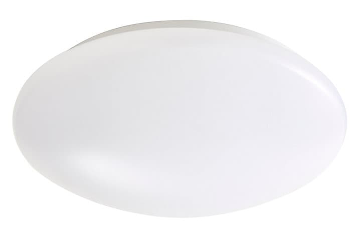 Plafonnier LED intégrée 1000lm 8W blanc neutre GoodHome Dea blanc H.8 x Ø25 cm