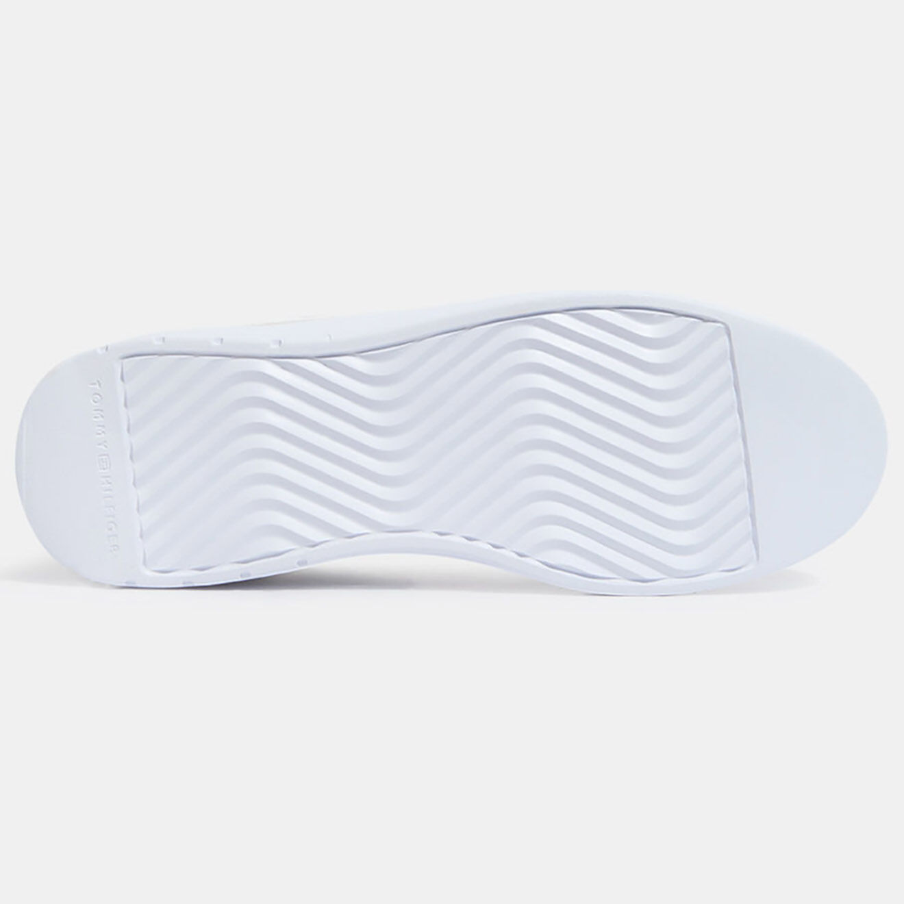 Tommy Hilfiger Baskets en Cuir Lightweight beige/blanc