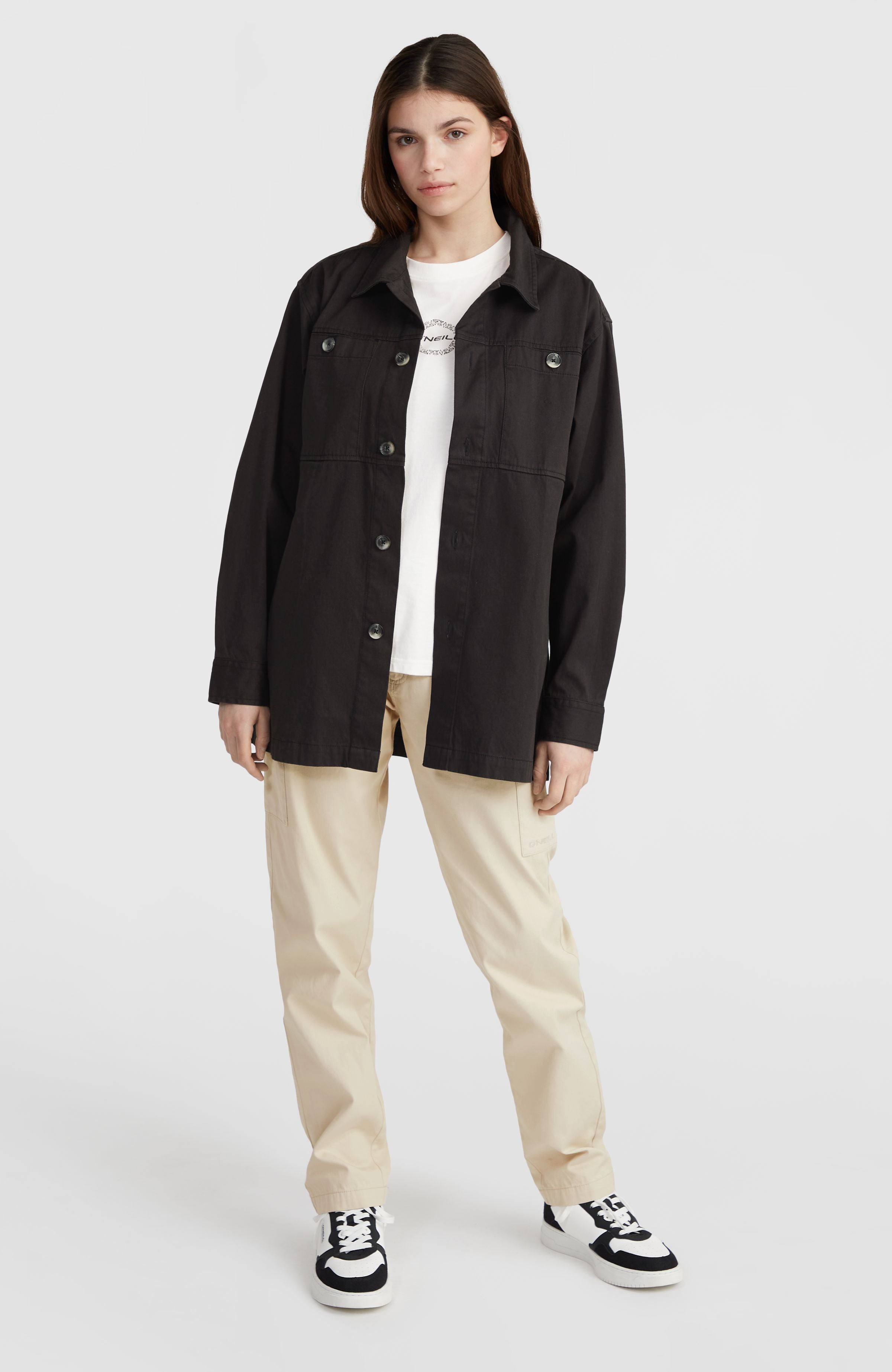 Twill overshirt