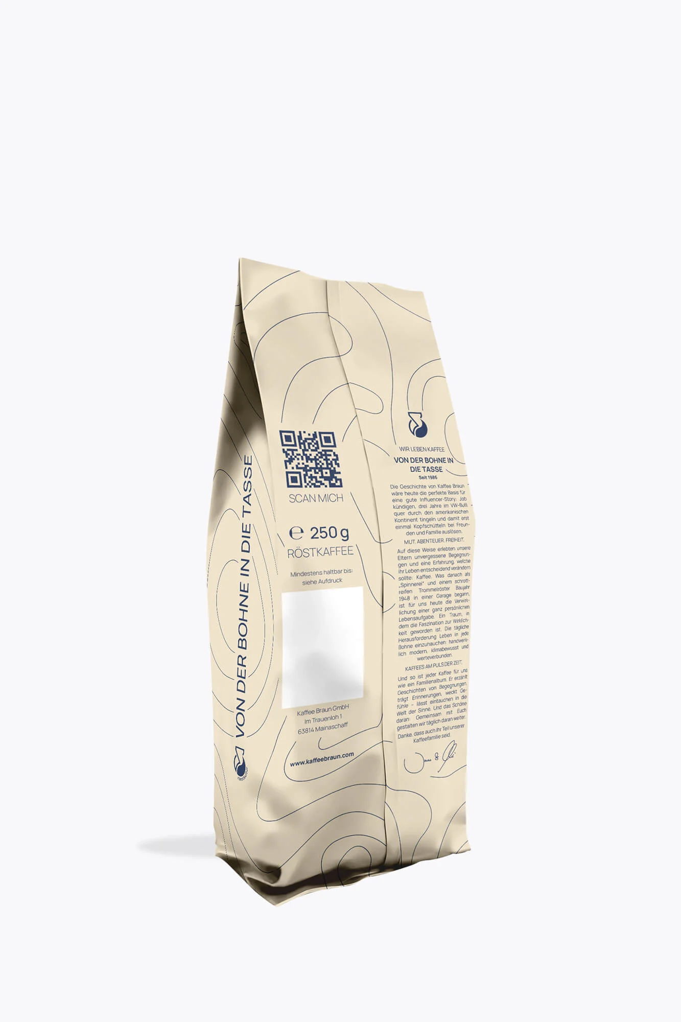 Kaffee Braun Äthiopischer Waldkaffee Bio 250g gemahlen