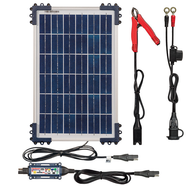 TecMate - Chargeur Optimate Solar Duo TM522D1 avec panneau 10W