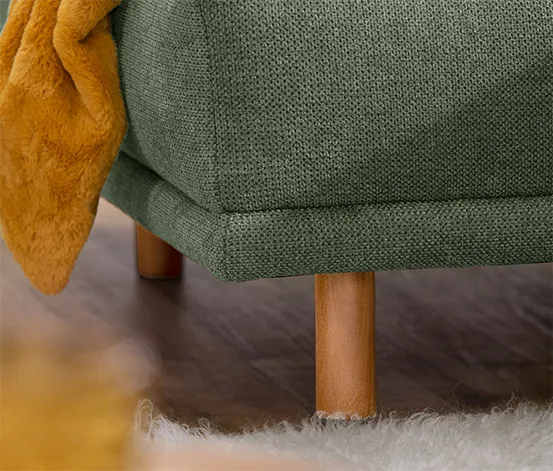 Ecksofa »Penelope«, grün, links