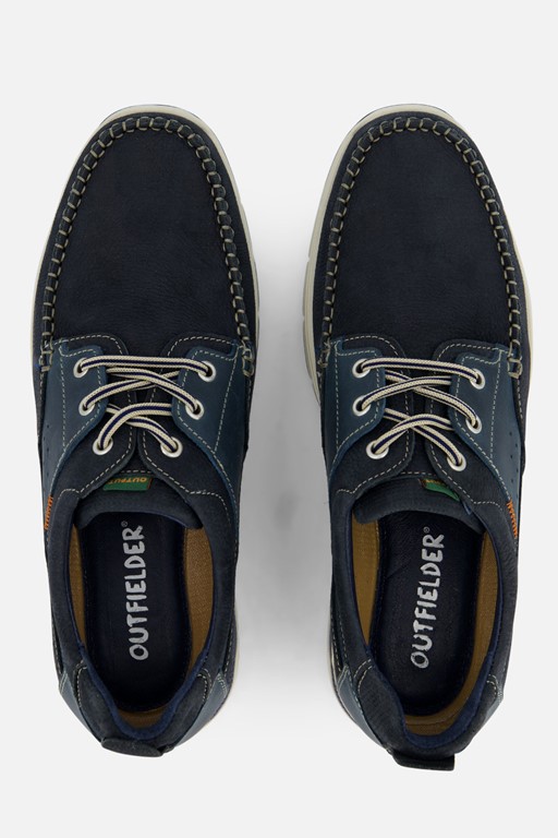 Outfielder Veterschoenen blauw Nubuck
