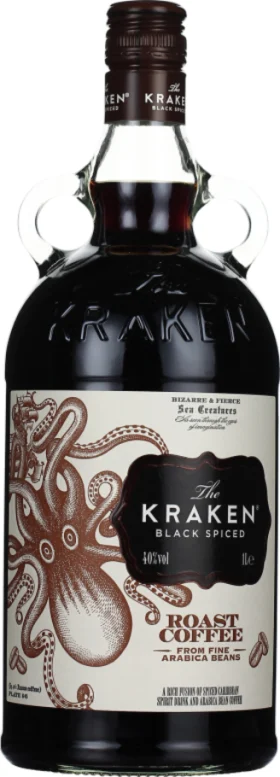 THE KRAKEN BLACK SPICED ROAST COFFEE 1LTR