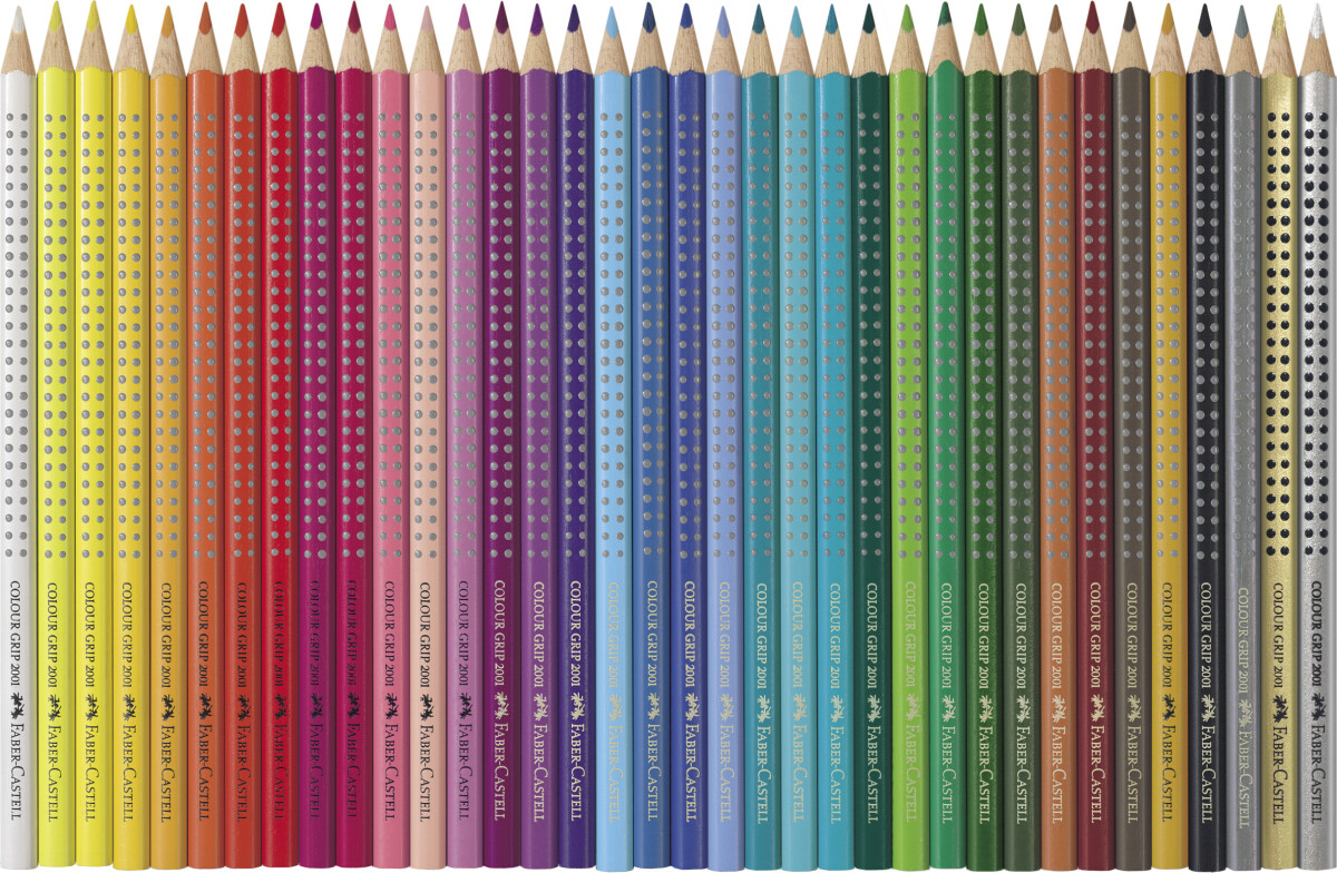 Colour Grip Farveblyant - Tinæske Med 36 Stk - Faber-Castell