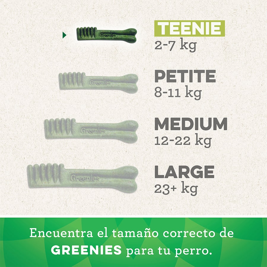 Greenies Petiscos Dentais 100% Naturais para Cães de Pequeno Porte