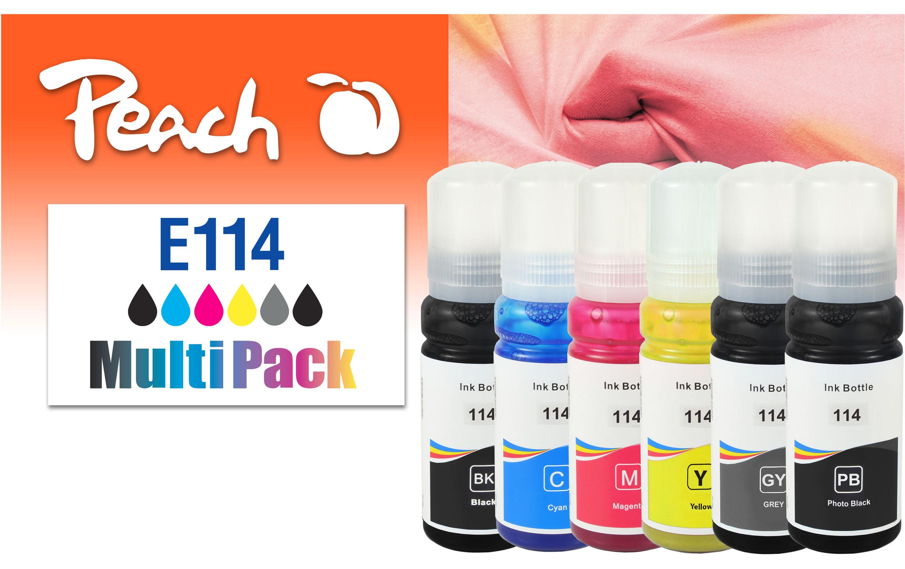 Tinte Epson CISS 114 MultiPack C/M/Y/G/FBK/BKDruckerpatrone: Schwarz, Foto Schwarz, Grau, Cyan, Magenta und Gelb