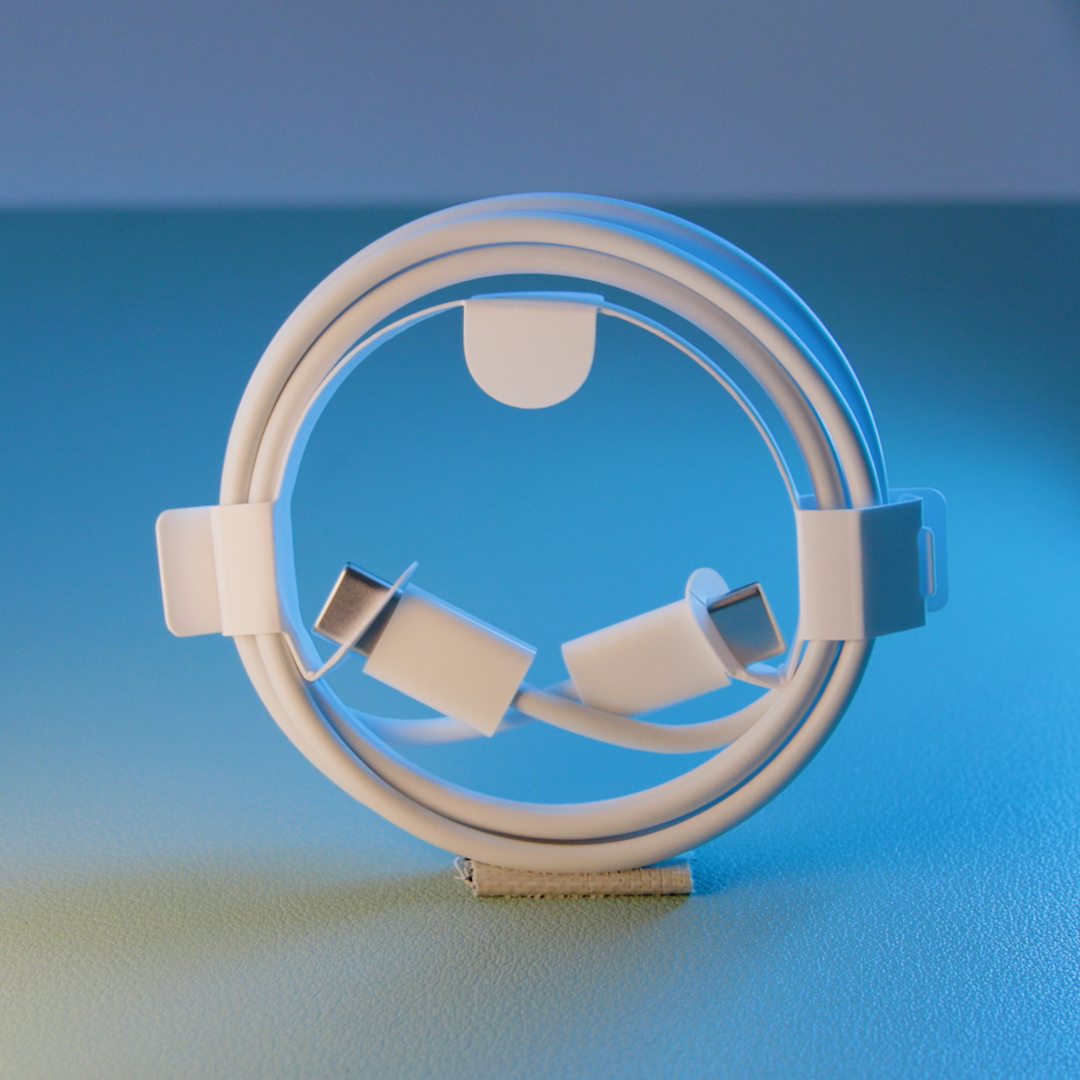 (2m) USB C auf USB C Ladekabel Datenkabel (MLL82ZM/A) - Weiss