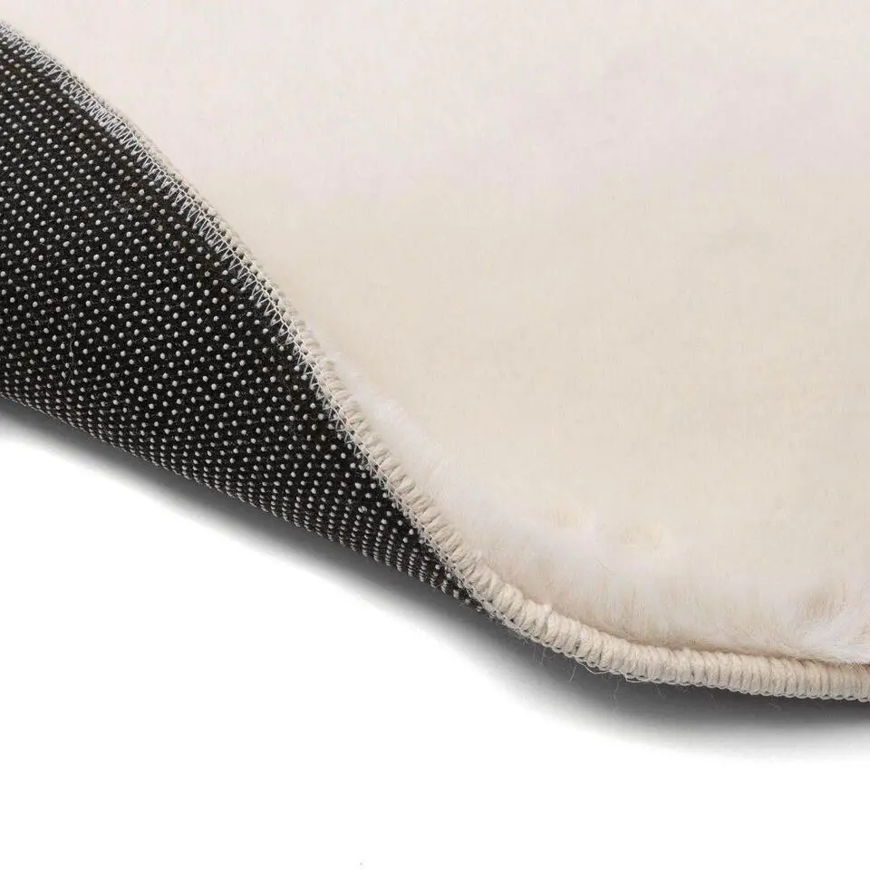 Interieur05 Rond Hoogpolig Vloerkleed Lux Creme - 200 x 200 cm
