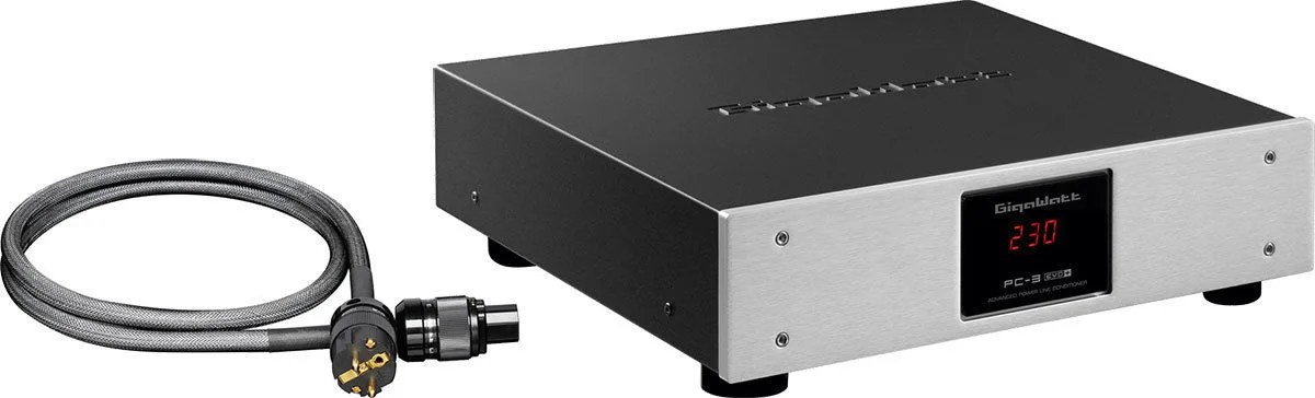 GigaWatt PC-3 EVO  Noir avec câble LC-2 Evo (1,5 m) Conditionneurs secteur