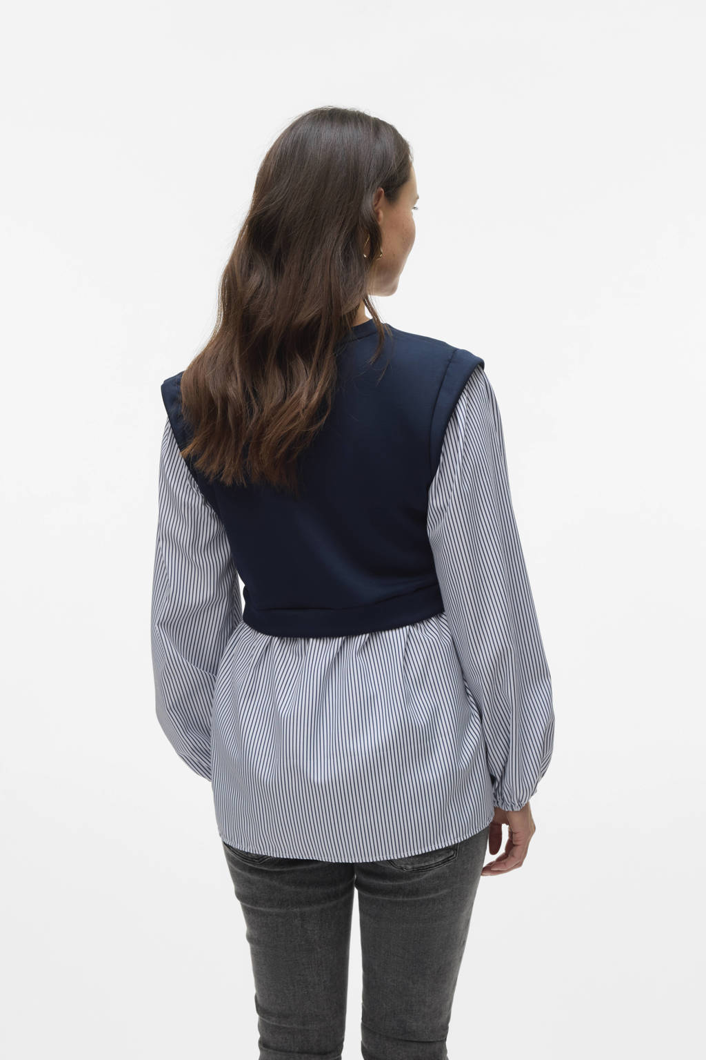 MAMALICIOUS zwangerschaps blousetop blauw