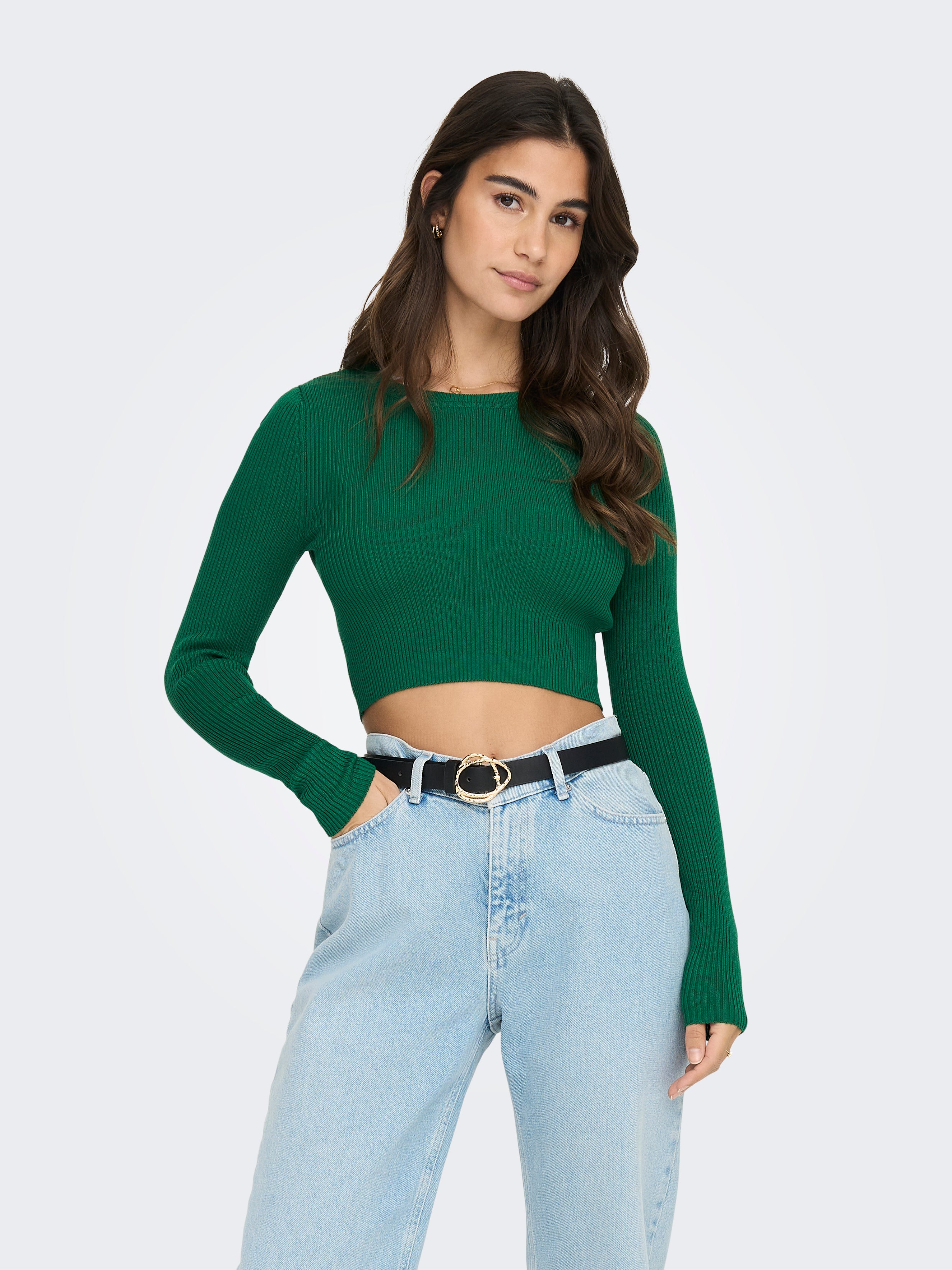 ONLMEDDI Strickpullover Green Jacket