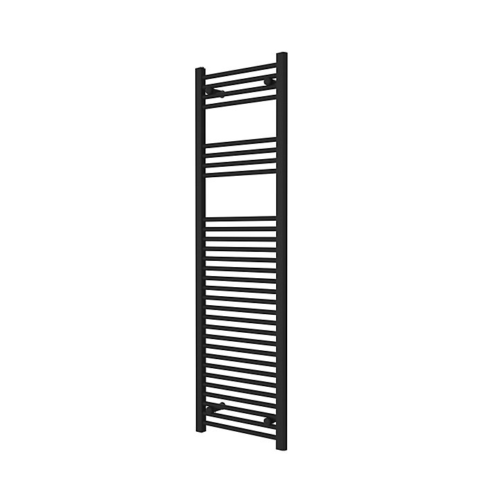 Sèche-serviettes eau chaude plat Flomasta noir 609W
