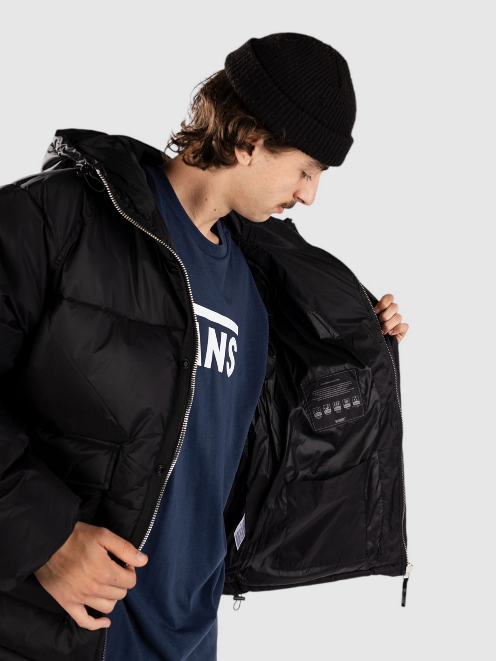 Woodbird Zumo Bomber Jacket black