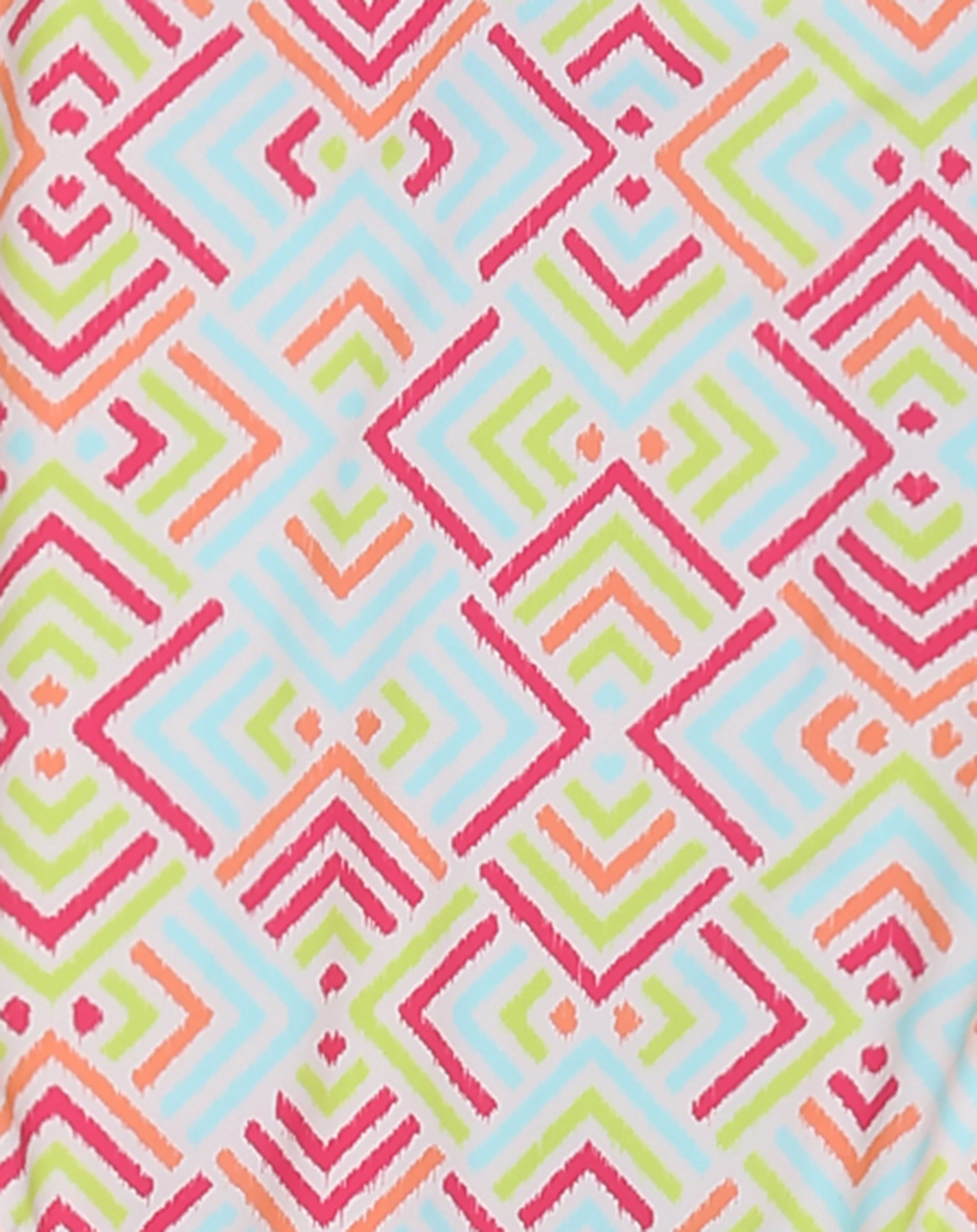 Badeanzug SUMMER PATTERN in hot pink