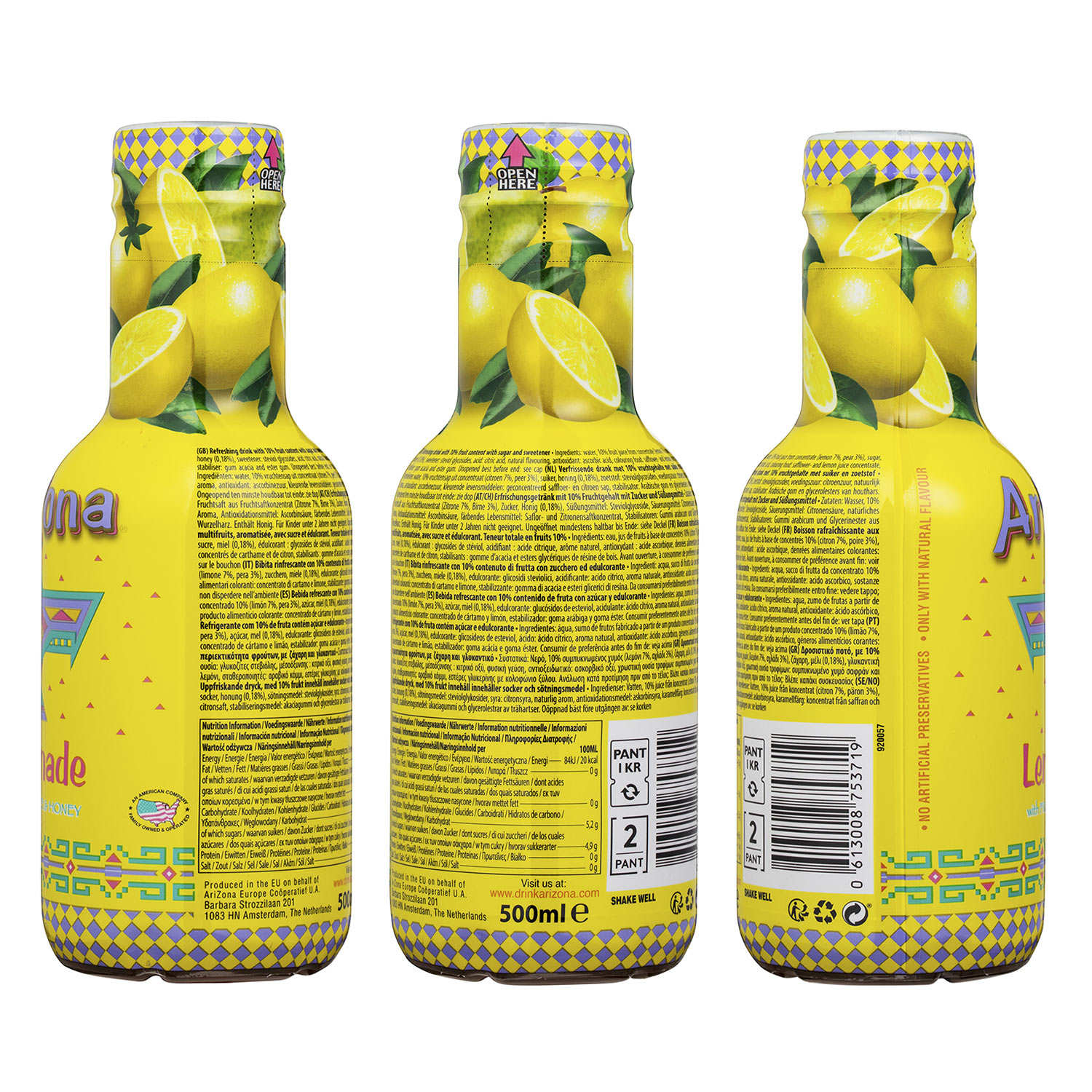 Arizona Lemonade - Limonade au jus de fruit et au miel