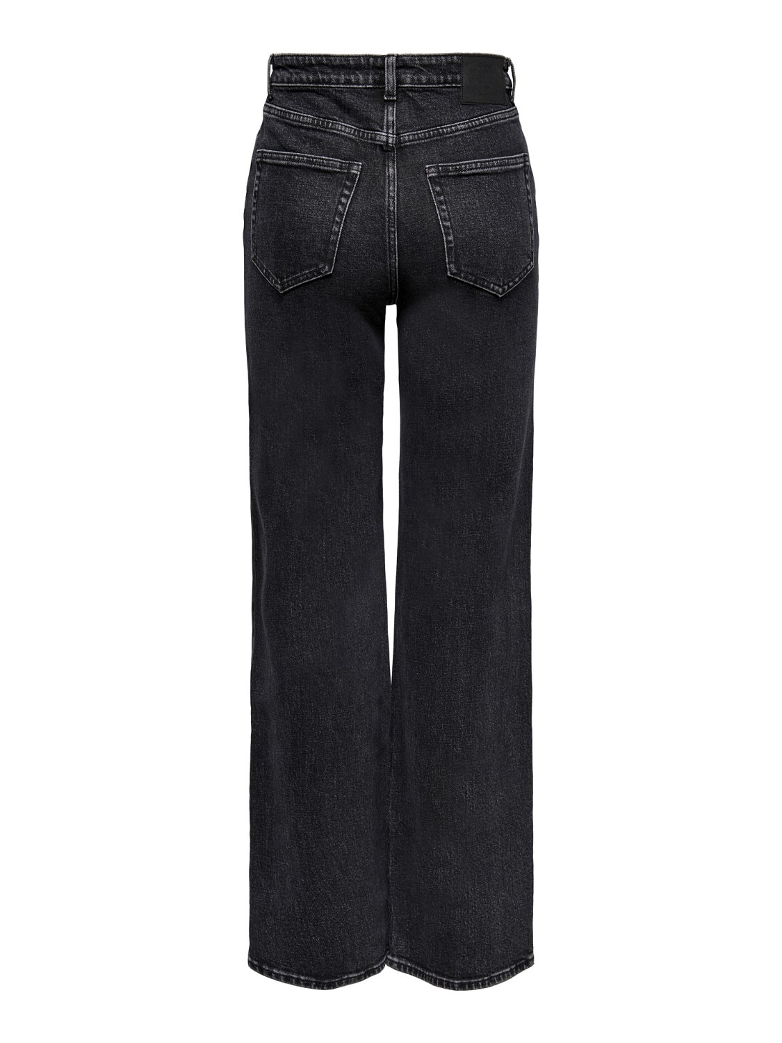 ONLJUICY Hohe Taille Weiter Beinschnitt Jeans Black Denim