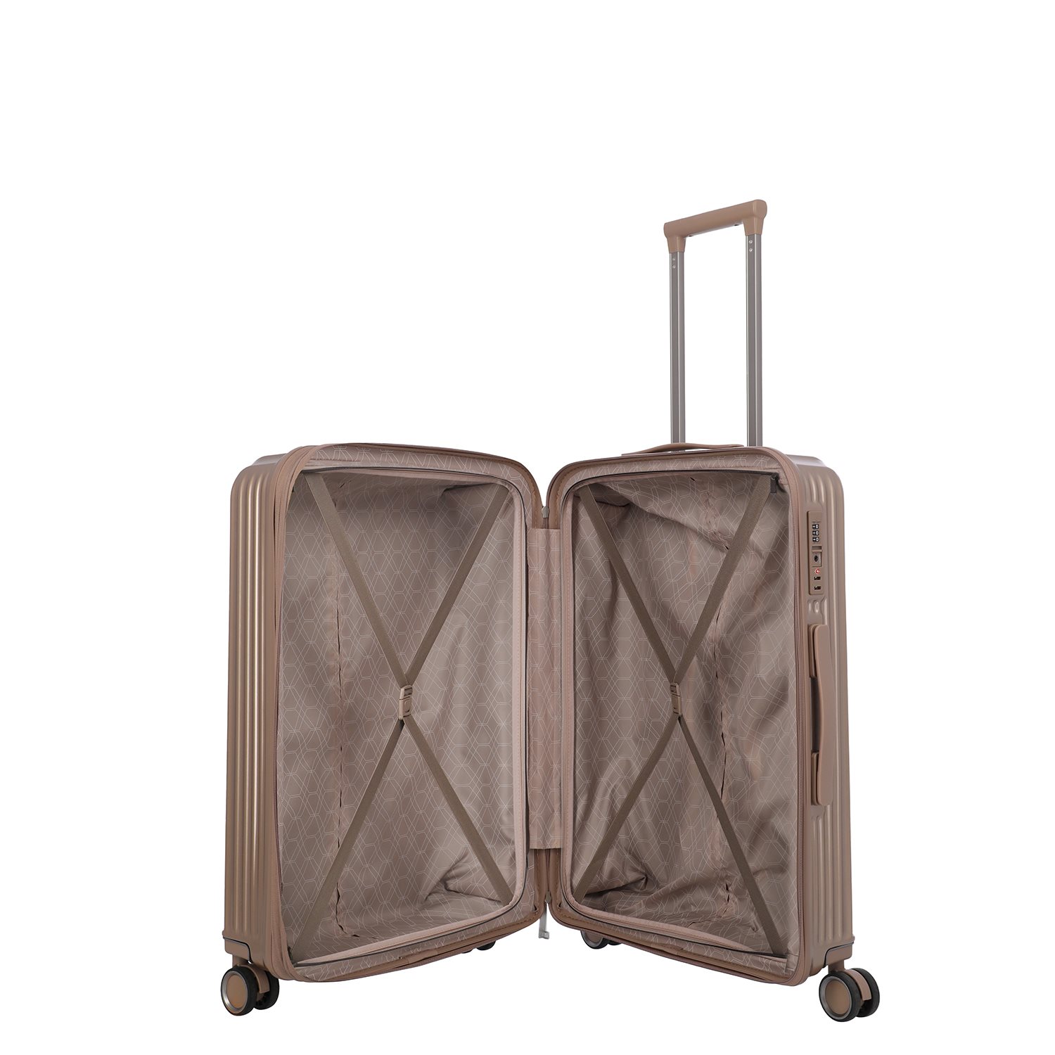 Travelite Paros 4W Trolley M cappuccino