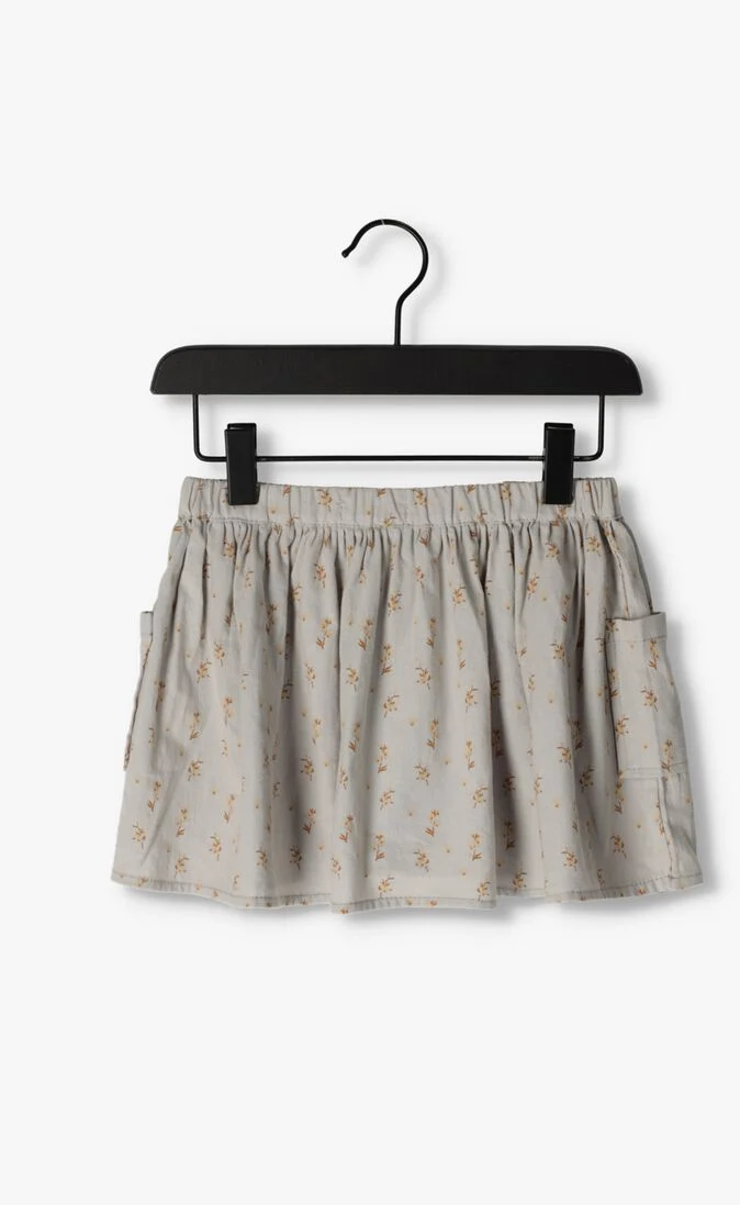 LIL\\' ATELIER grijze lil' atelier minirok nmfdaisy loose skirt