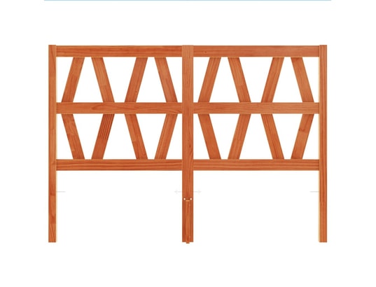 VIDAXL - Tête de lit cire marron 160 cm bois massif de pin