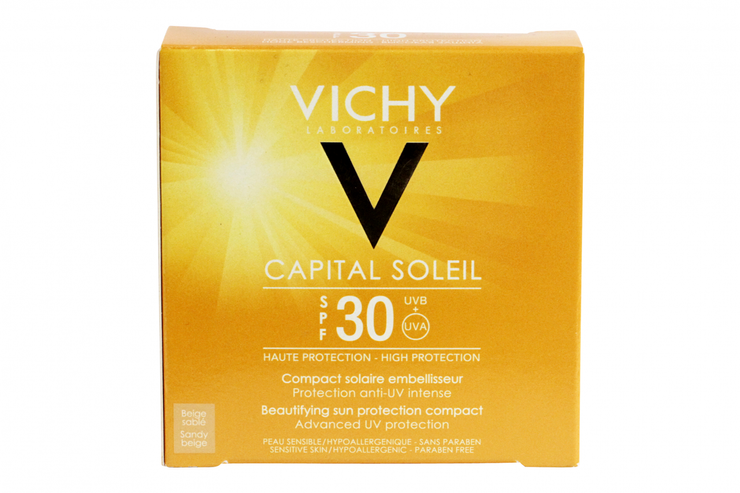 Compact solaire embellisseur Capital soleil  SPF30 9g