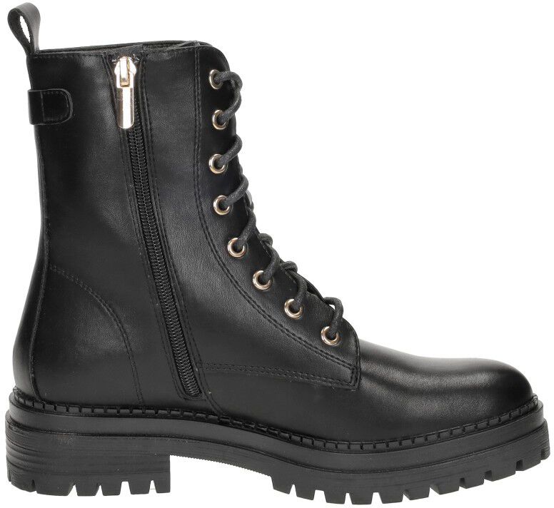 Sub55 Veterschoenen Hoog zwart