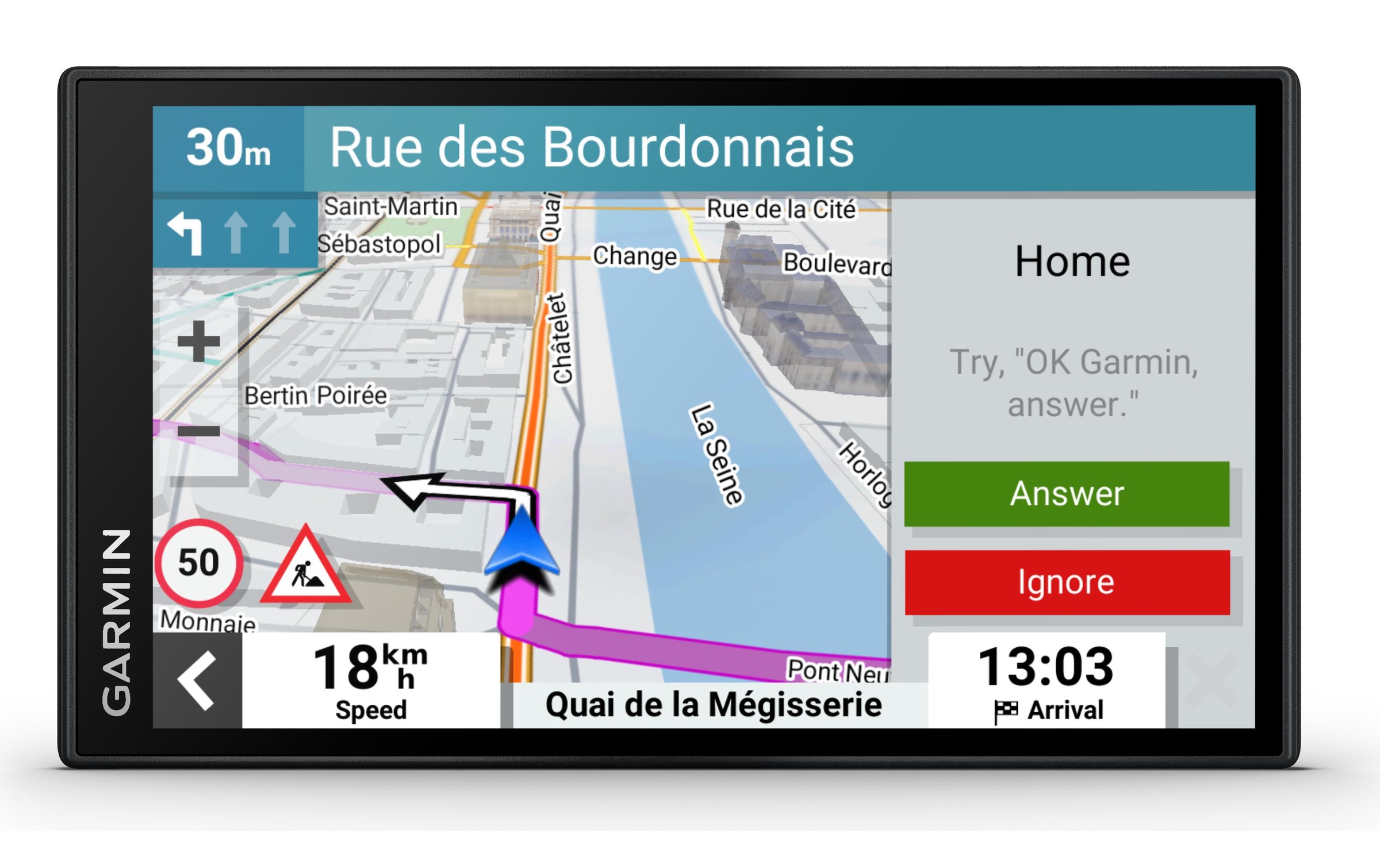 Garmin Navigationsgerät »DriveSmart« (Europa (45 Länder) Karten-Updates)