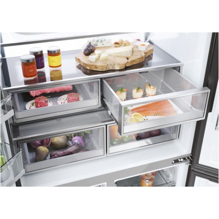Haier Side-by-Side Cube 90 Series 9 HCW9919FSGB Schwarz