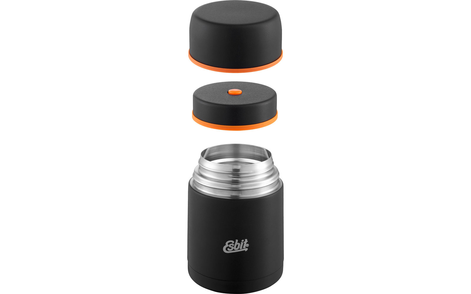 Esbit Edelstahl Food-Thermobehälter schwarz 500 ml