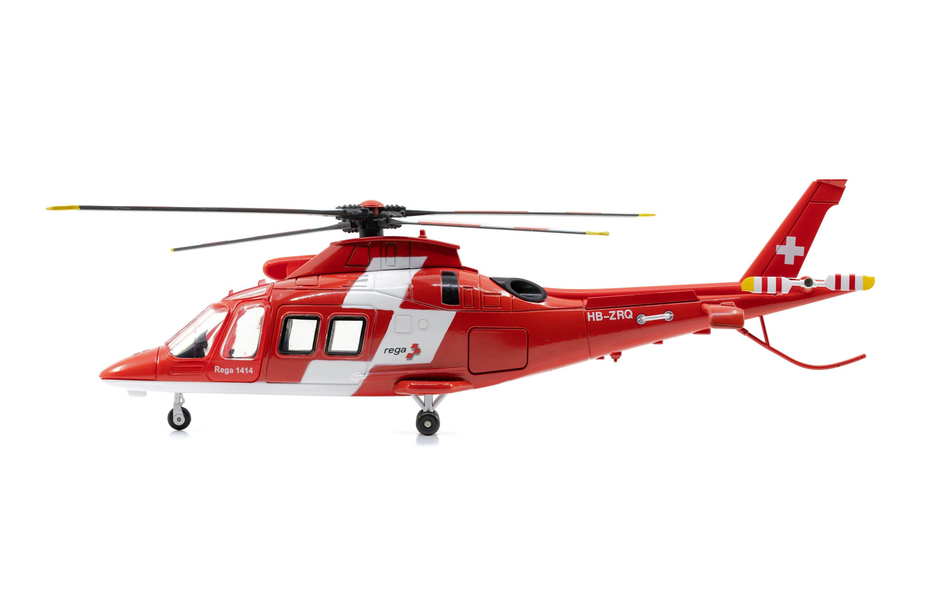Toy Leonardo AW109 Rega Helikopter 1:48Helikopter Modellbausatz