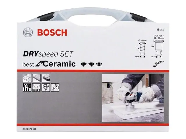 Bosch DIAMANTHULSAVSÆT 5 STK 25-68MM DRYSPEED