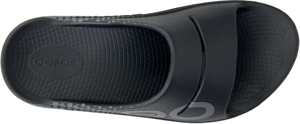 OOFOS OOahh Sport Slide Black Matrix